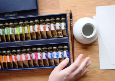 watercolor tubes
